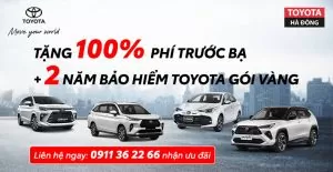 Toyota Hà Đông Tung Hàng Loạt Ưu đãi Cực Khủng Tháng 11/2023