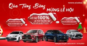 Toyota Hà Đông Tung ưu đãi "khủng" Cho Hàng Loạt Mẫu ô Tô